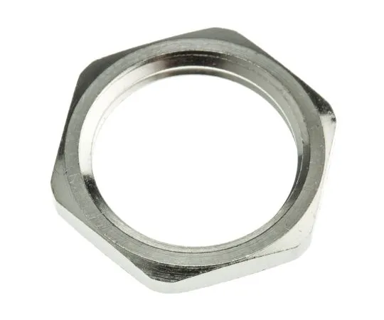 63-6553-06 RS PRO Nickel Nickel Plated Brass Cable Gland Locknut, M20 Thread 127-473