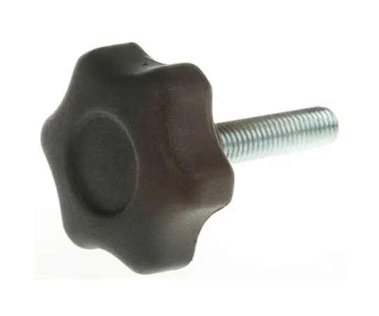 63-6565-06 RS PRO Black Multiple Lobes Clamping Knob, M8 161-161