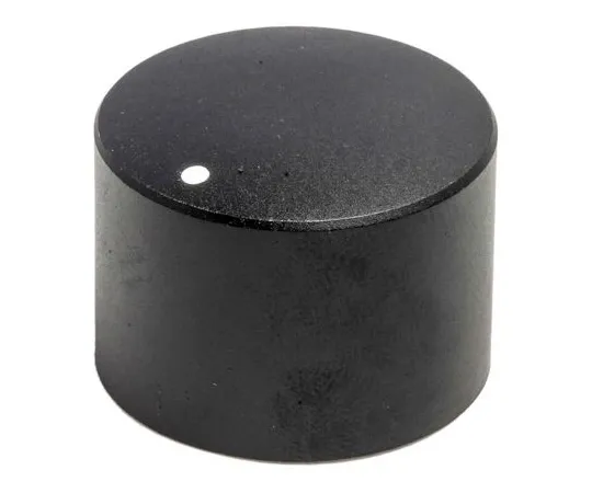 63-5092-18 RS Potentiometer Knob, Push-On Type, 24.8mm Knob Diameter, Black, Splined Shaft Type, 6mm Shaft 777-7322