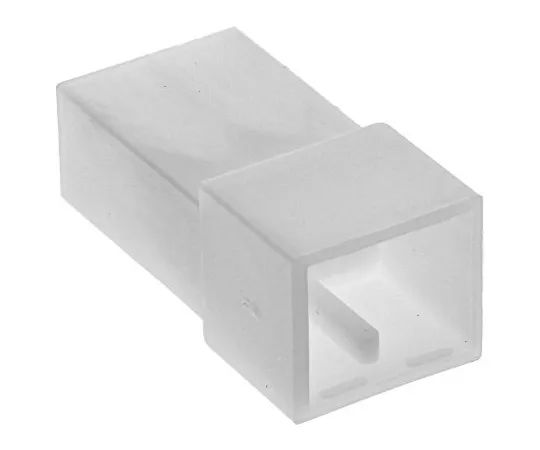 63-5049-55 TE Connectivity FASTIN-FASTON .250 Series, 2 Way Nylon Crimp Cover, 6.35mm Tab Size, Natural 180924