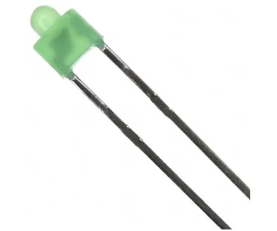 63-5151-87 2.5 V Green LED 1.8 mm Through Hole, Kingbright L-4060GD L-4060GD