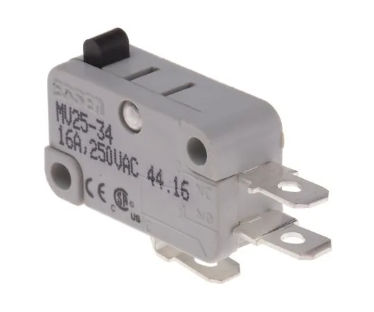 63-5117-87 SPDT Push Button Microswitch, 16 A @ 250 V ac 804-6234
