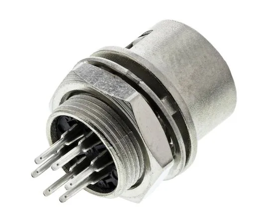 63-5105-89 Hirose HR10 Series Panel Mount Connector, 6 contacts Socket HR10A-7R-6SB(73)
