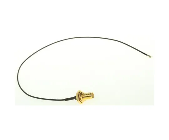 63-5108-86 RS PRO Black Female SMA to Male U.FL RF Coaxial Cable, 50 Ω 794-2831