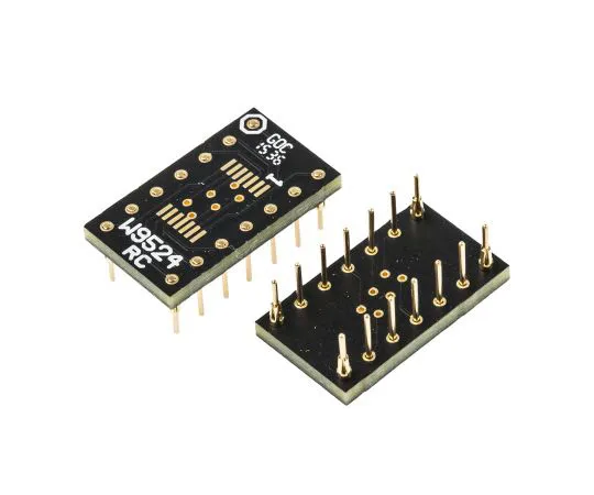 63-5047-18 Winslow Straight Through Hole Mount 0.65 mm, 2.54 mm Pitch IC Socket Adapter, 14 Pin Female SOP to 14 Pin Male DIP W9524RC