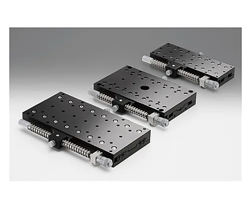 61-6971-65 x Axis Long Aluminum Crossed Roller Stage (Large/Small Movement) TAM-60161SDM