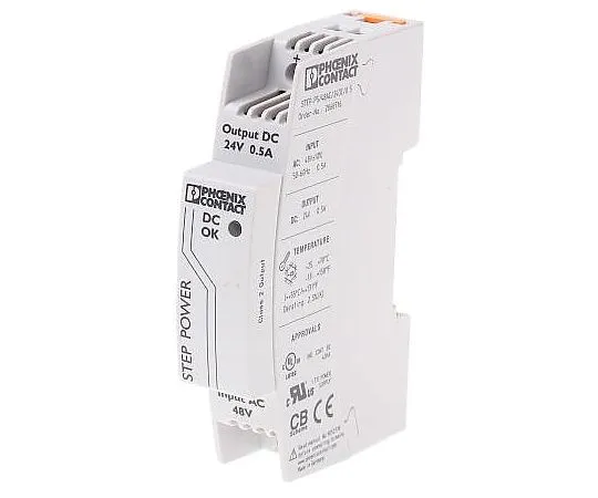 63-5043-73 Phoenix Contact, STEP-PS/48AC/24DC/0.5 PSU, 24V dc Output Voltage, 500mA output current 2868716