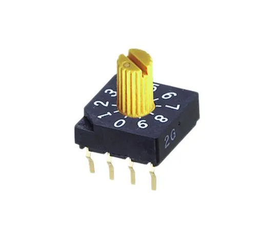 63-5171-23 10 Way Through Hole Rotary Switch, Knob Actuator SC-2110