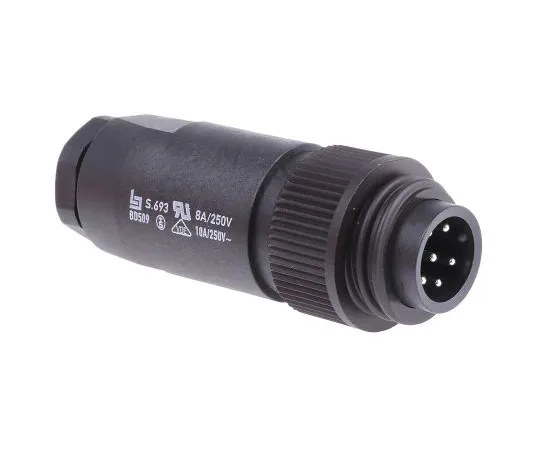 63-5035-09 Binder 693 Series Cable Mount Connector, 7 contacts Plug 99-4217-14-07