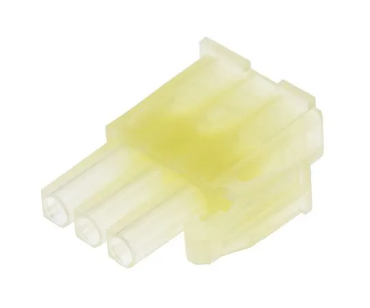 63-4946-20 TE Connectivity Mini-Universal MATE-N-LOK Male Connector Housing, 4.2mm Pitch, 3 Way, 1 Row 172337-1