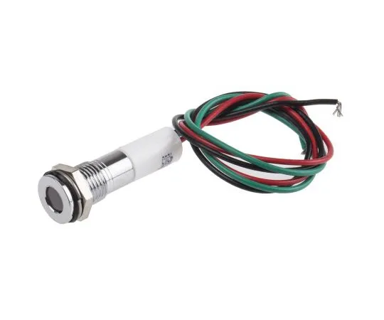 63-4978-12 RS PRO Green, Red, Yellow Indicator, 24 V dc, 8mm Mounting Hole Size, Lead Wires Termination, IP67 700-1965