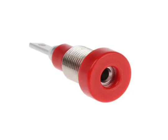 63-5077-21 Red Socket Banana Plug Tab 30 V ac, 60 V dc 23.0030-22