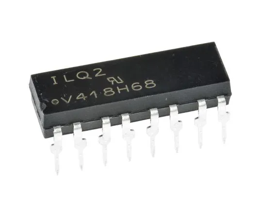 63-4993-31 Vishay, ILQ2 DC Input Transistor Output Quad Optocoupler, Through Hole, 16-Pin PDIP ILQ2
