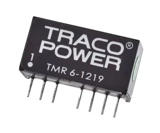 63-5064-41 TRACOPOWER TMR 6 6W Isolated DC-DC Converter Through Hole, Voltage in 9 → 18 V dc, Voltage out 9V dc TMR 6-1219