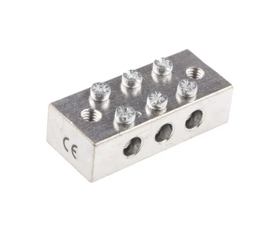 63-5154-18 RS Pro 3 Way CE (BS EN 60998) Earth Block, Screw Down 0 → 16 mm 867-0991