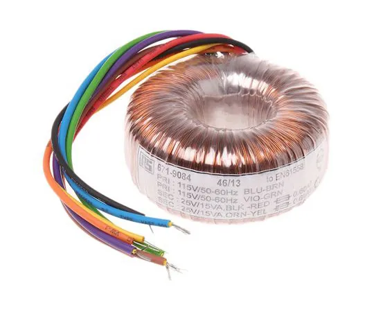 63-4937-51 2 Output Toroidal Transformer, 30VA, 2 x 25V ac 671-9084