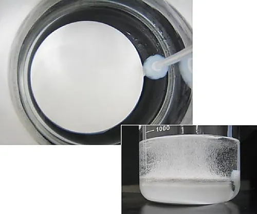61-3534-51 PTFE Bubbler Boat Round Shape 55Φ x 26H NR1049-01
