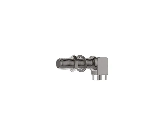 63-5002-10 Telegartner Right Angle 50Ω PCB Mount Bulkhead Fitting SMA Connector, Solder Termination J01151A0921