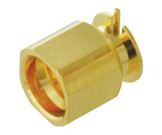 63-5172-93 Yuetsu 50Ω Surface Mount SMP Connector Plug, Solder Termination Bulkhead Fitting Gold 511-PJ37B