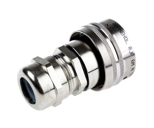 63-4973-50 Amphenol RJF Series, Male Cat5e RJ45 Connector RJF6MN
