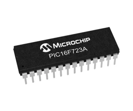 63-5009-45 Microchip PIC16F723A-I/SP, 8bit PIC Microcontroller, 20MHz, 4096 words Flash, 28-Pin SPDIP PIC16F723A-I/SP