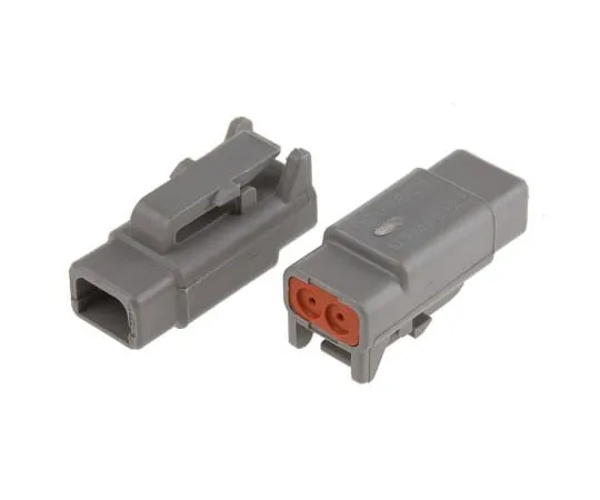63-5177-44 Deutsch DTM Series, 1 Row 2 Way Plug Connector DTM06-2S