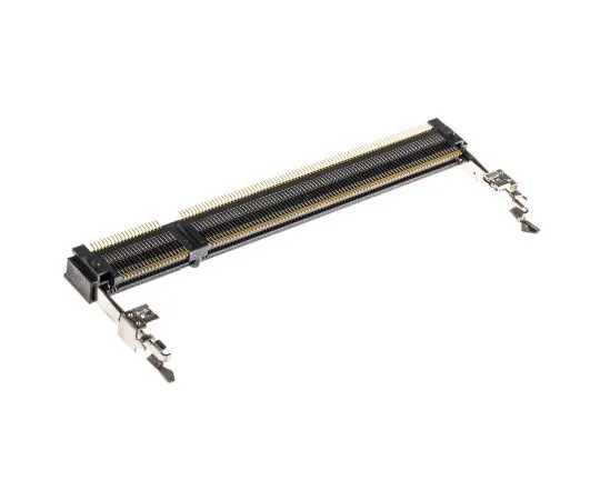 63-5017-51 TE Connectivity 0.6mm Pitch 200 Way, Right Angle SMT Mount DDR2 DIMM Socket ,1.8 V 1473149-4