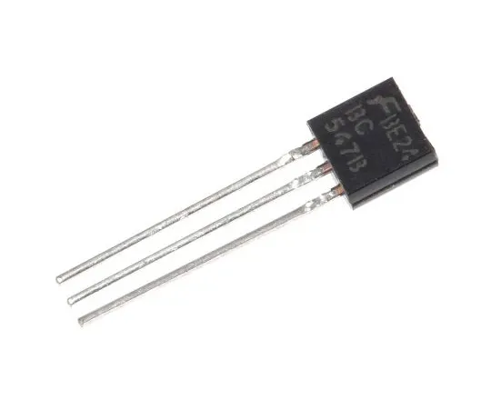 63-5072-79 ON Semi BC547B NPN Transistor, 100 mA, 45 V, 3-Pin TO-92 BC547B