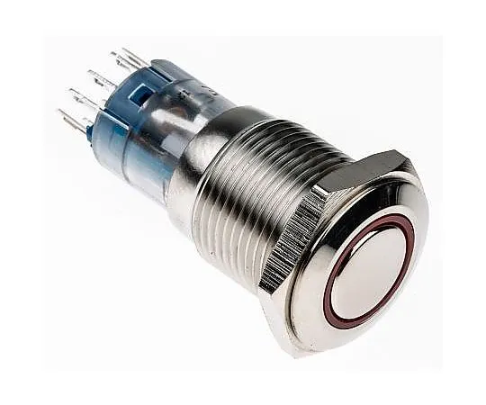 63-5151-13 Illuminated Solder Push Button Switch, , 3 A, Double Pole Double Throw (DPDT), -20 → +55°C MP0045/1E2RD012