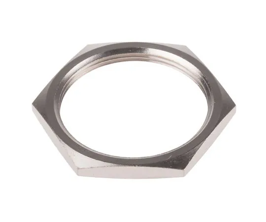 63-6552-96 RS PRO Nickel Brass Cable Gland Locknut, M40 Thread 127-388