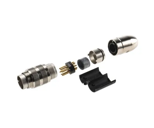 63-4976-07 Lumberg 8 Pole Din Plug Plug, DIN EN 60529, 5A, 60 V ac IP68 0332 08-1