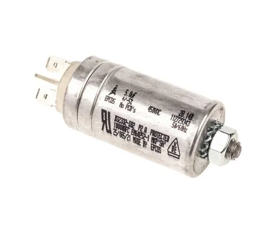 63-5084-41 Epcos 5μF Polypropylene Capacitor PP 450V ac ±5% Tolerance Stud Mount B32332 Series B32332I6505J082