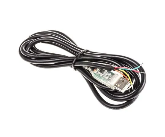 63-4963-41 FTDI Chip 1.8m Male USB to Wire Ended Black Interface Converter Cable USB-RS232-WE-1800-BT 0.0
