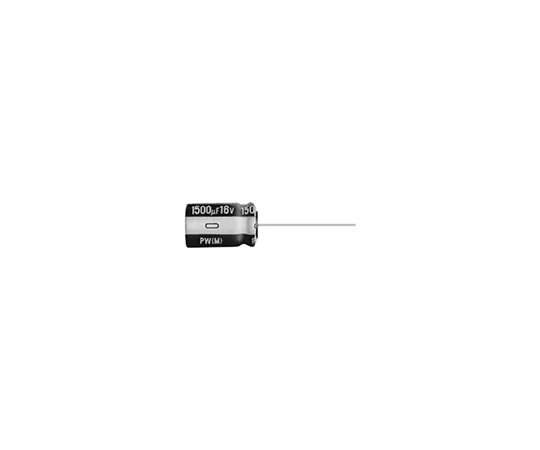 63-5007-78 Nichicon 82μF 25V dc Aluminium Electrolytic Capacitor, Through Hole 6.3 (Dia.) x 11mm +105°C 6.3mm 2.5mm UPW1E820MED