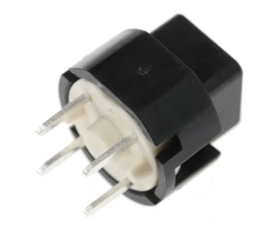 63-6546-02 SPST-NO Black Momentary Action Switch, 100 mA@ 32 V, -20 → +85°C D6C90 F1 LFS