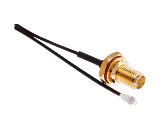 63-5108-89 RS PRO Black Male RP-SMA to Male U.FL RF Coaxial Cable, 50 Ω 794-2841