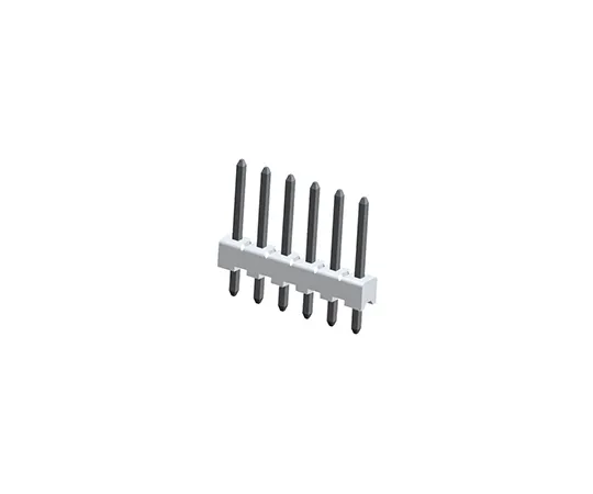 63-5049-59 TE Connectivity MTA-100, 6 Way, 1 Row, Straight Pin Header 3-644456-6