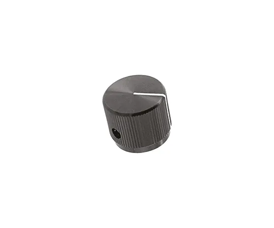 63-5096-54 TE Connectivity Potentiometer Knob, Grub Screw Type, 18.8mm Knob Diameter, Black, 6.35mm Shaft KLN700B1/4