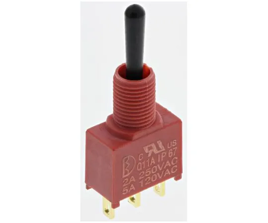 63-5035-60 RS PRO Single Pole Double Throw (SPDT) Toggle Switch, On-Off-On, IP67, PCB 734-6993