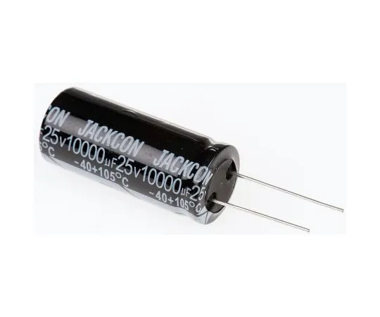 63-4998-17 RS PRO 10000μF 25V dc Aluminium Electrolytic Capacitor, Through Hole 18 (Dia.) x 41mm +105°C 18mm 7.5mm 41mm 711-1214