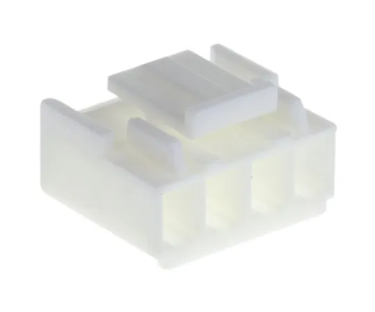 63-4999-57 TE Connectivity Economy Power Male Connector Housing, 3.96mm Pitch, 4 Way, 1 Row 1-1123722-4