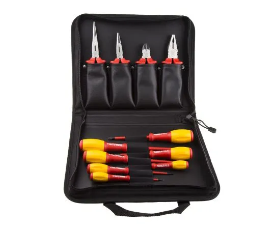 63-6565-17 RS PRO 11 Piece Electricians Tool Kit with Pouch, VDE Approved 161-221
