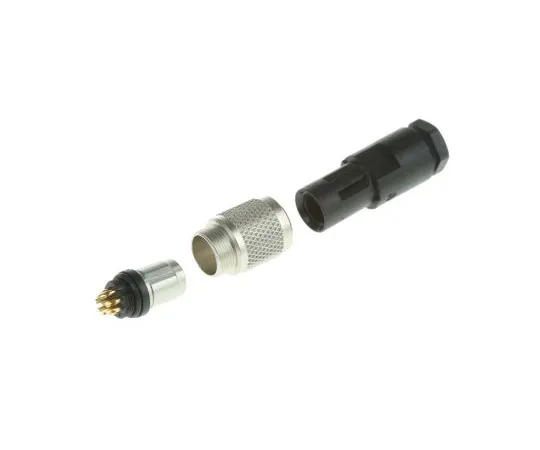 63-5035-22 Binder 712 Series M9 Cable Mount Connector, 8 contacts Plug 99-0425-00-08