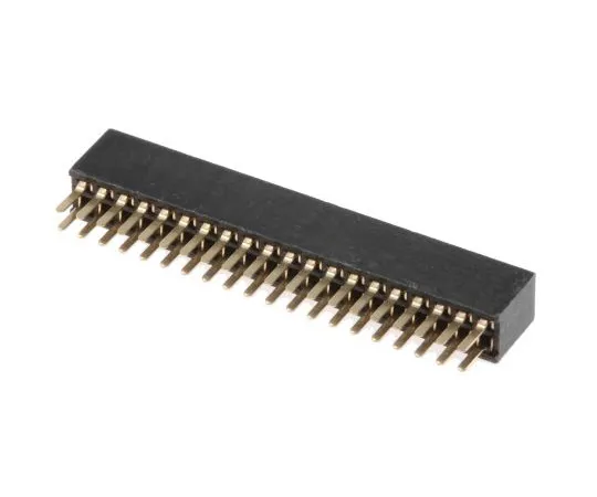 63-4949-65 HARWIN M50-3 Series 1.27mm Pitch 40 Way 2 Row Straight PCB Socket, Through Hole, Solder Termination M50-3002045