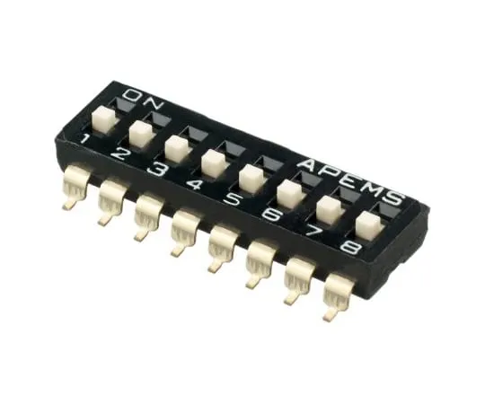 63-5159-09 8 Way Surface Mount DIP Switch SPST, Raised Actuator Slide Actuator IKD0803101