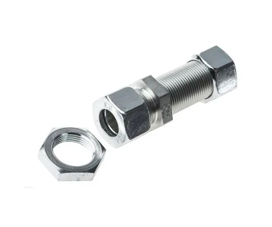 63-6548-48 Parker Hydraulic Bulkhead Compression Tube Fitting M22 x 1.5 Made From Chromium Free Zinc Plated Steel SV15LCF