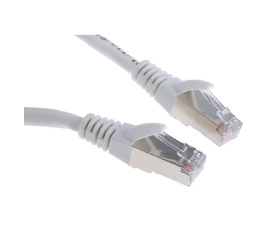63-5040-26 RS Pro White PVC Cat5e Cable Foil, 500mm Male RJ45/Male RJ45 738-8455