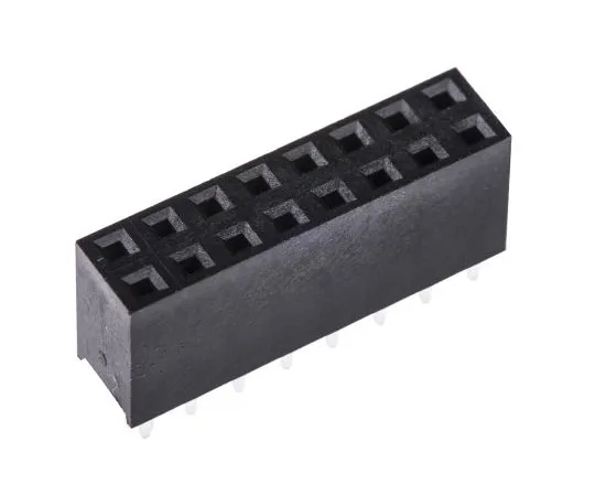 63-4950-97 HARWIN 2.54mm Pitch 16 Way 2 Row Straight PCB Socket, Through Hole, Solder Termination M20-7830846