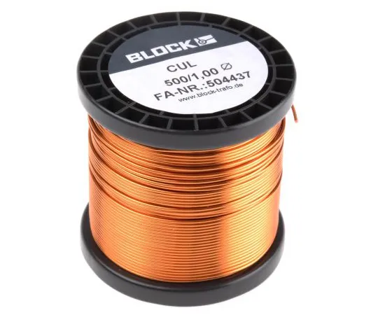 63-5093-18 Block Single Core 1mm diameter Copper Wire, 56m Long CUL 500/1,00