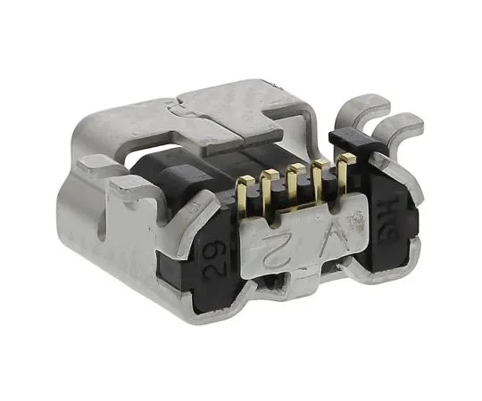 63-5087-84 Hirose UX60 Series, Right Angle, SMT Mount, Version 2.0 Type B Mini USB Connector, Receptacle UX60SC-MB-5ST